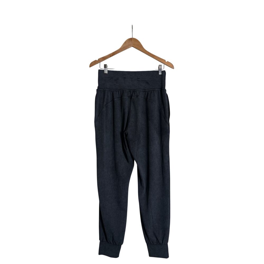 Athleta Salutation Joggers Garment Dyed Gray Soft Lounge Pants L - Picture 7 of 8